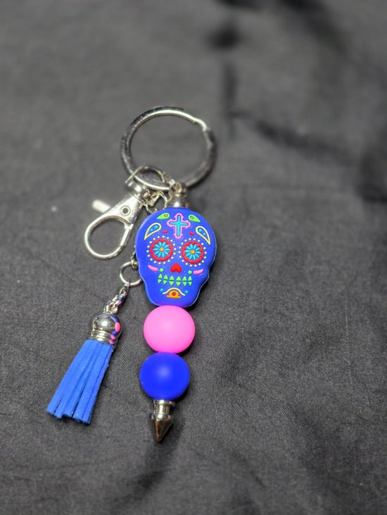 Sugar Skull Keychain