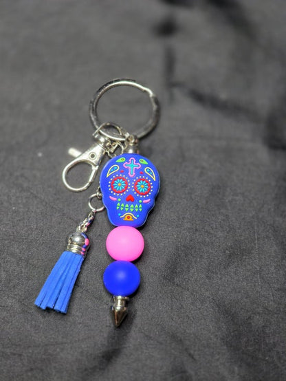 Sugar Skull Keychain