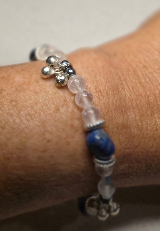 Clear Quartz/ Lapis Lazuli