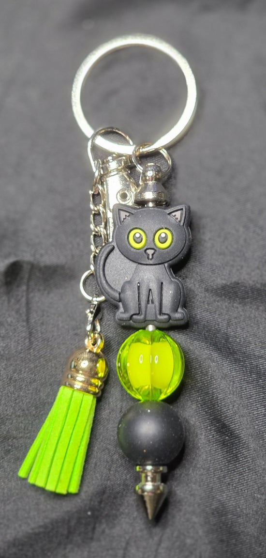 Black Cat Keychain