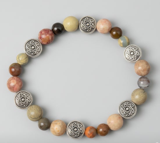 Aqua Terra Jasper/ Fossil Coral/ Petrified Wood