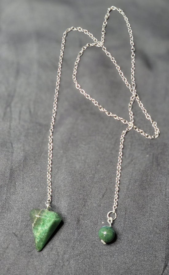 Green Agate Pendulum