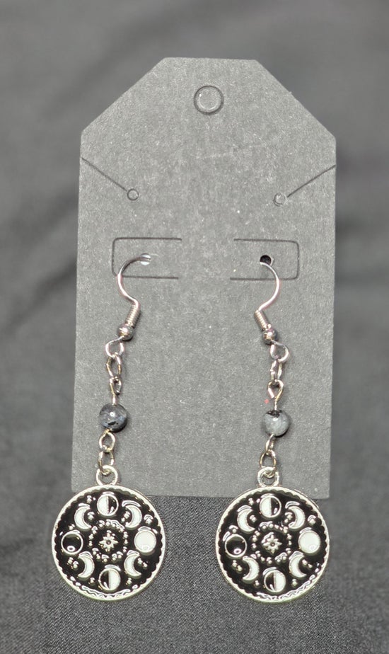 Mystical Earrings with Crystals