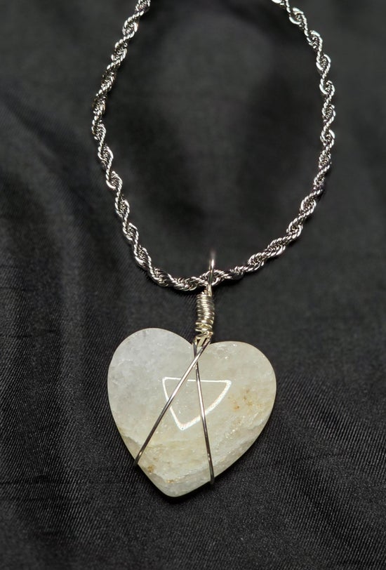 Citrine Heart Necklace