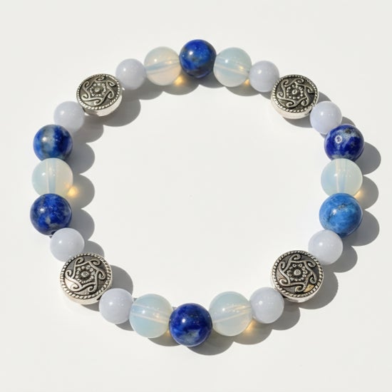Blue Chalcedony/ Lapis Lazuli/ Opalite