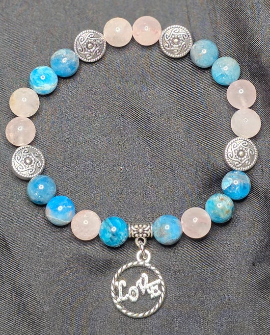 Apatite/ Rose Quartz