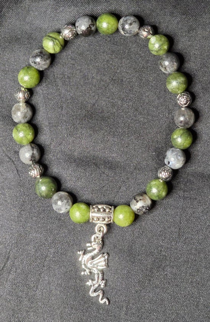 Green Jade/ Labradorite