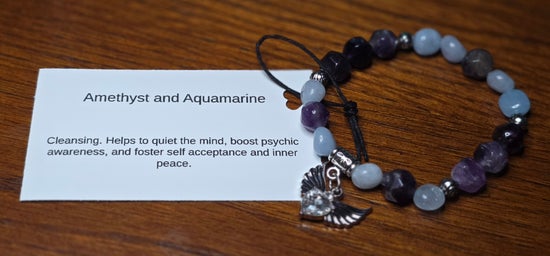 Amethyst/ Aquamarine