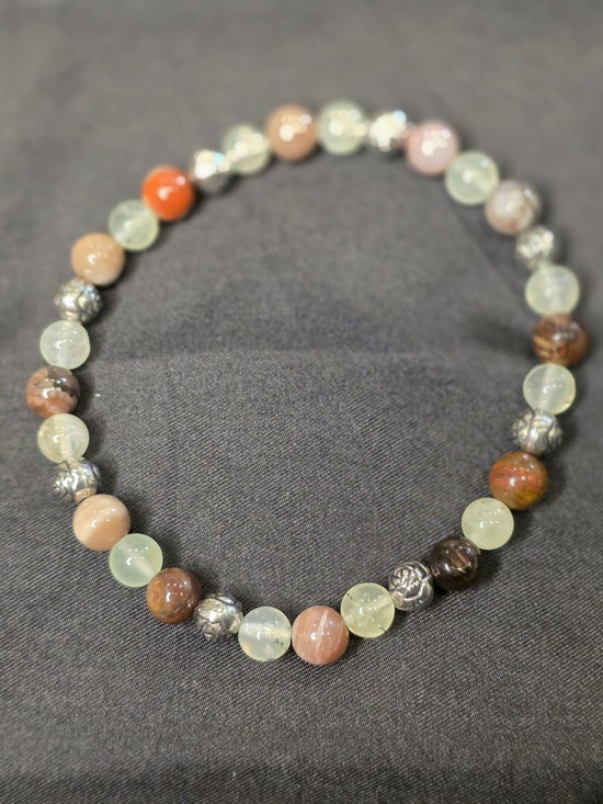 Petrified Wood/ Prehnite