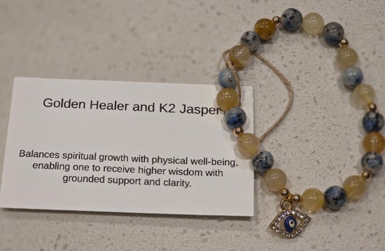 Golden Healer Quartz/ K2 Jasper
