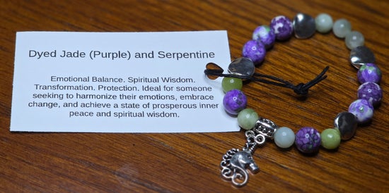 Dyed Jade (Purple)/ Serpentine
