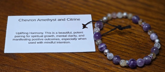 Chevron Amethyst/ Citrine