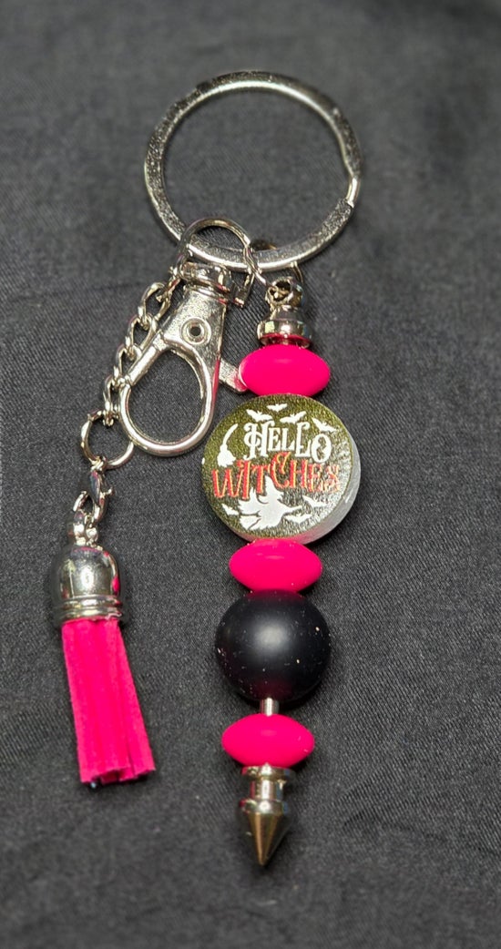Hello Witches Keychain