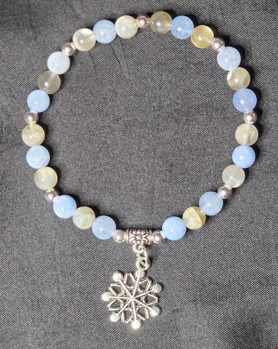 Aquamarine/ White Moonstone