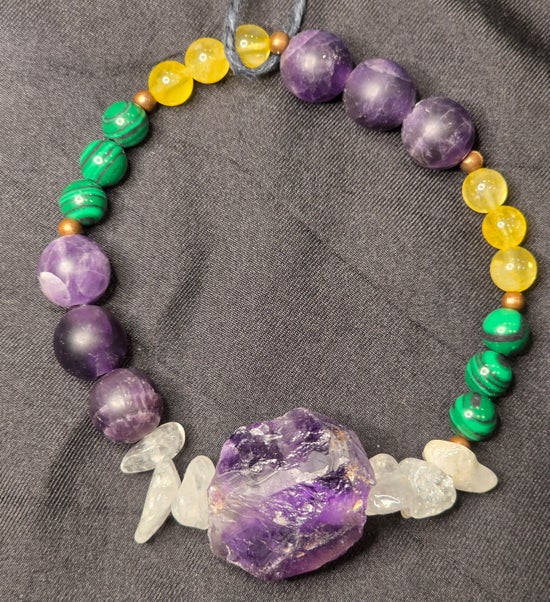 Amethyst/ Citrine/ Clear Quartz/ Malachite