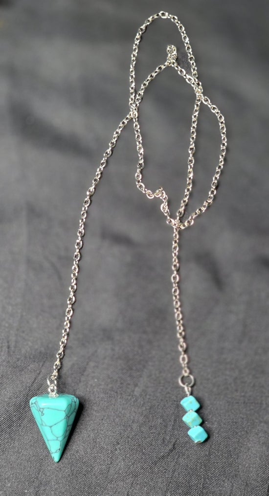 Turquoise Howlite Pendulum