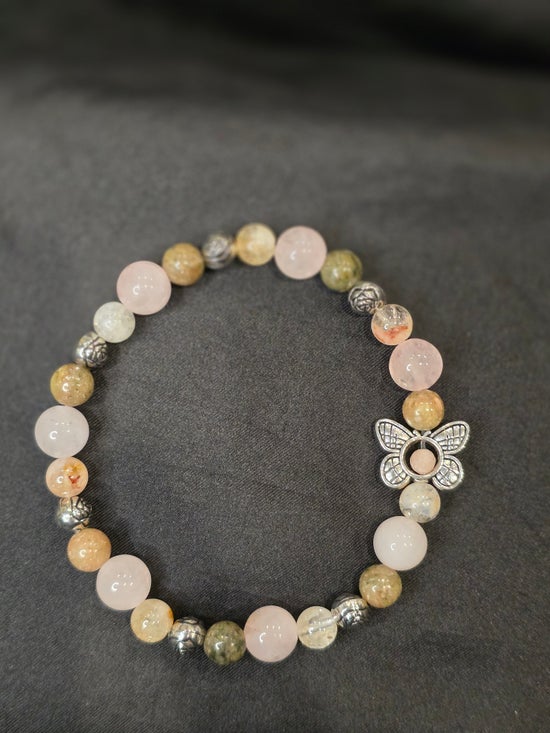 Citrine/ Rose Quartz/ Unakite