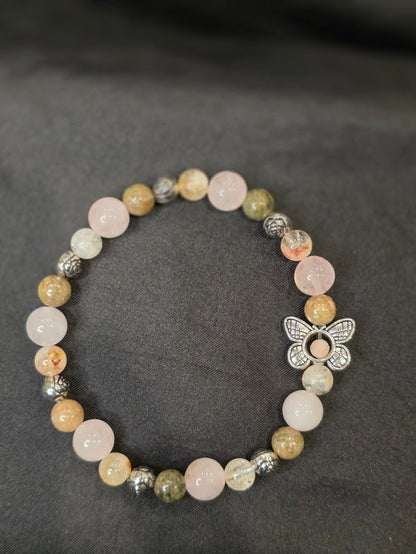 Citrine/ Rose Quartz/ Unakite