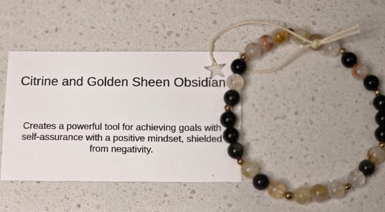 Citrine/ Golden Sheen Obsidian