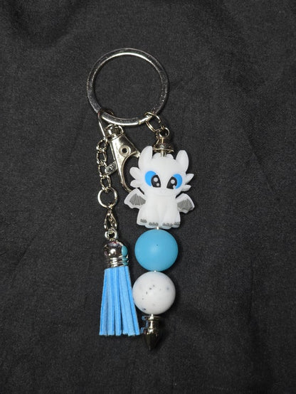 Dragon Keychain with Luminous Beads
