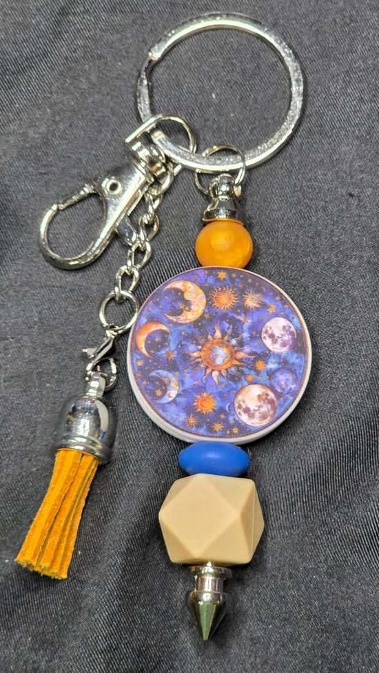 Moon Phase Keychain