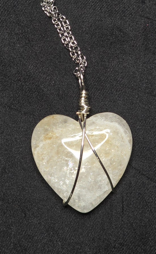 Citrine Heart Necklace