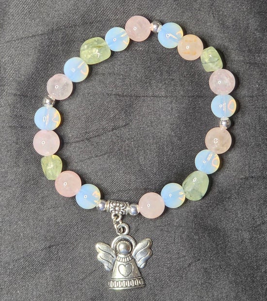 Opalite/ Prehnite/ Rose Quartz
