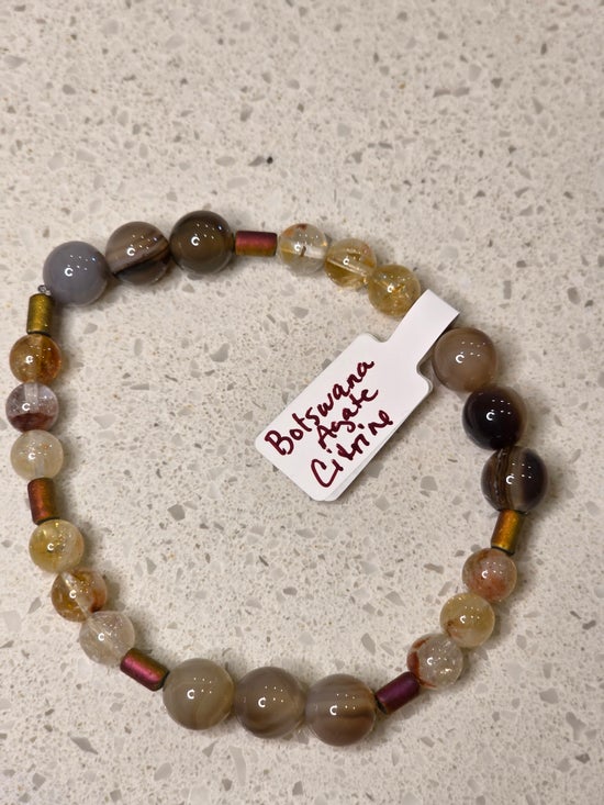 Botswana Agate/ Citrine