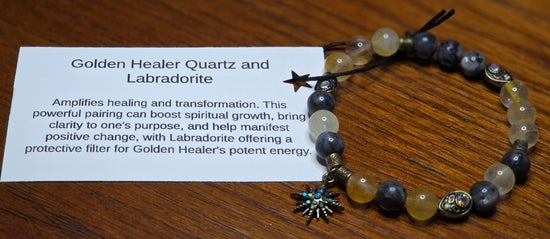 Golden Healer Quartz/ Labradorite