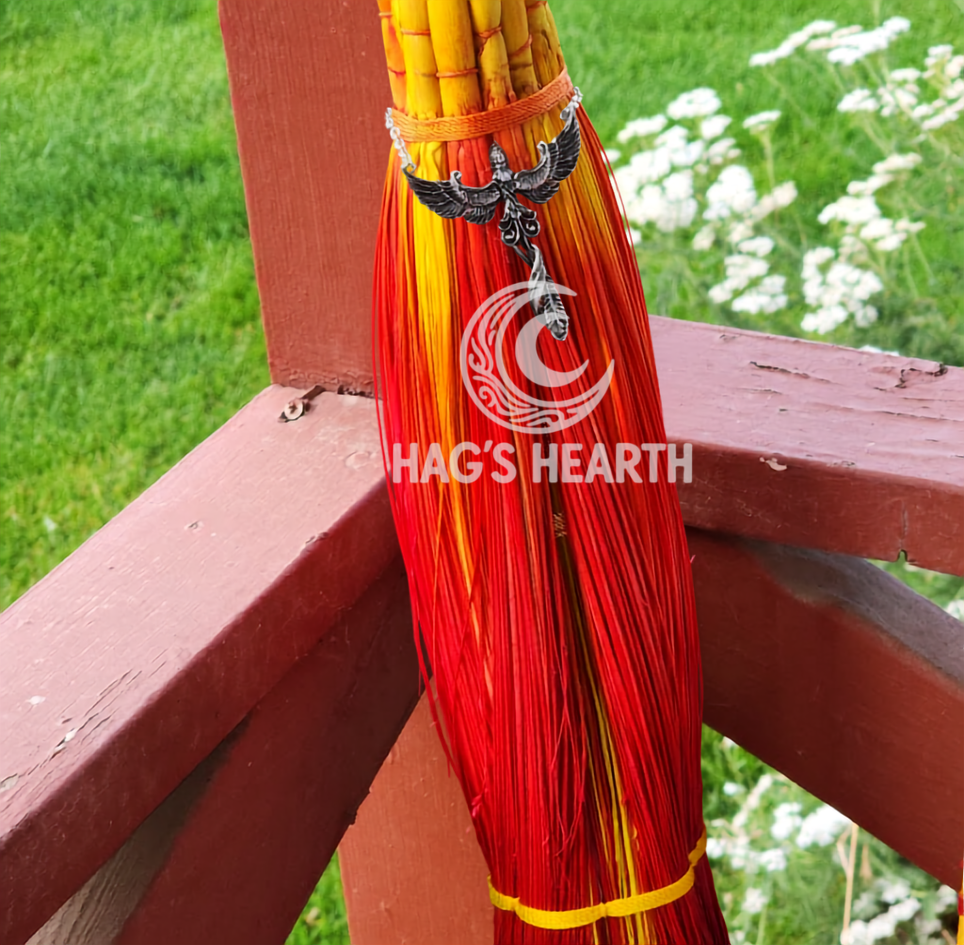 Phoenix Rising Full Broom