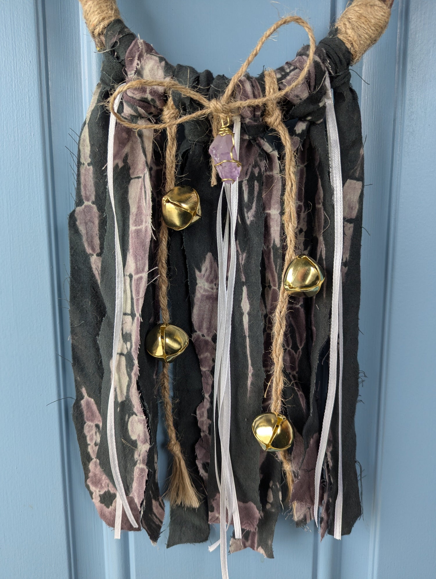 Maple Branch Hearth Keeper Witch Bells with Amethyst