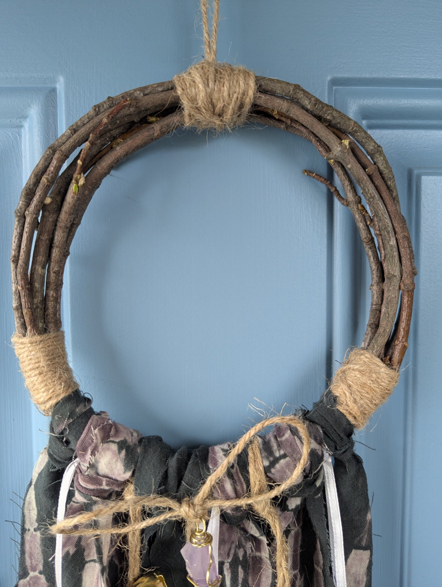 Maple Branch Hearth Keeper Witch Bells with Amethyst