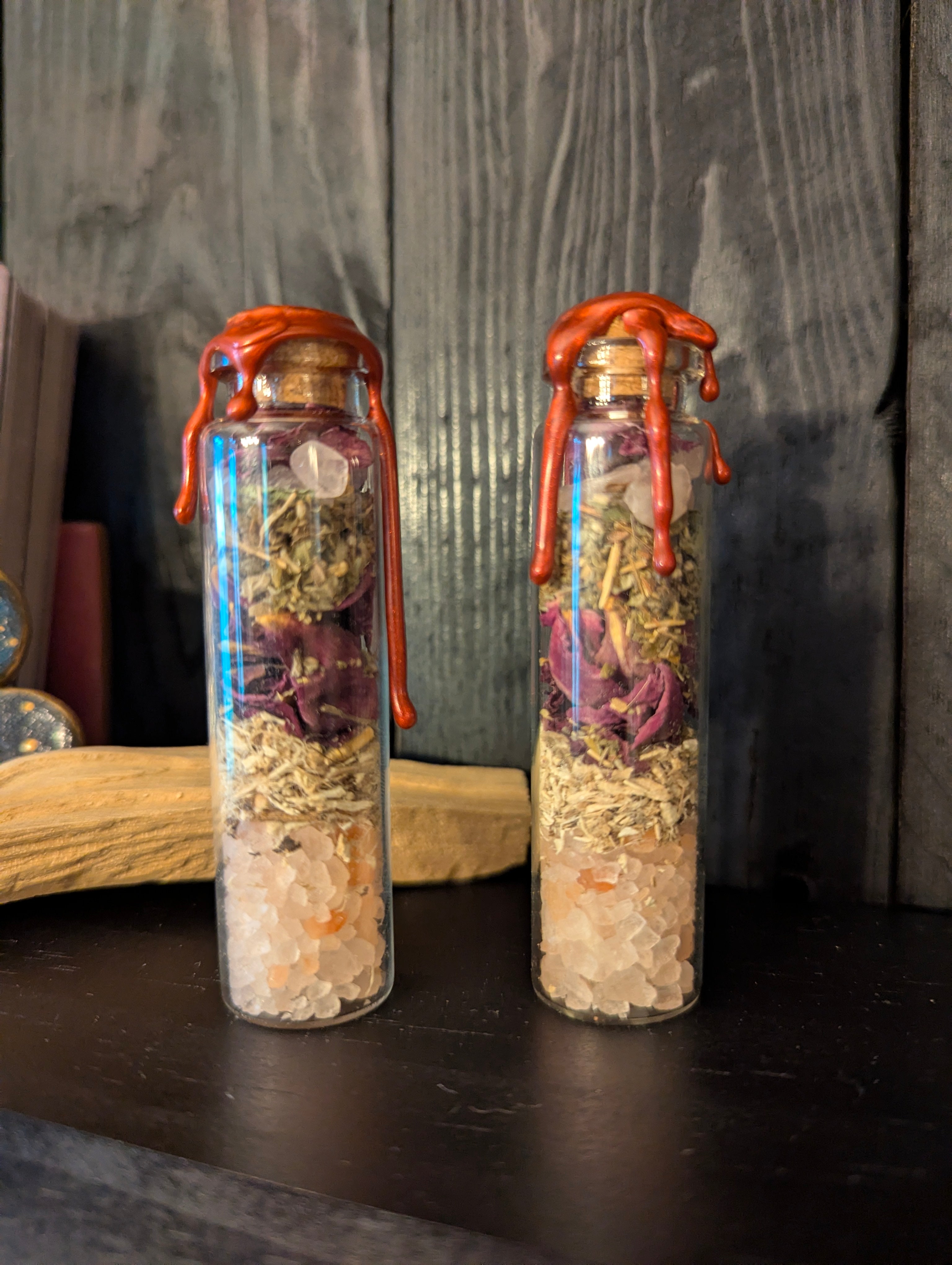 Crimson Ember Spell Jar Passion Love Attraction