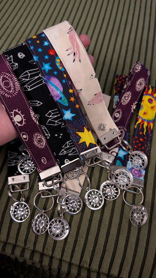 Handsewn Wristlet Keychain
