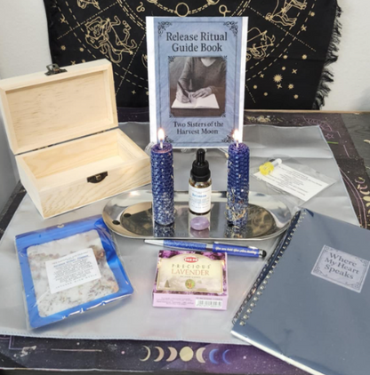 Grief, Past Hurt &amp; Guilt Release Ritual Kit - Healing Through Memory, Letting Go, and Emotional Softening