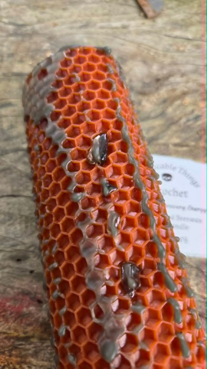 Richochet Beeswax Spell Candle - A Flame for Return, Reversal, and Sending Harm Back to Its Source