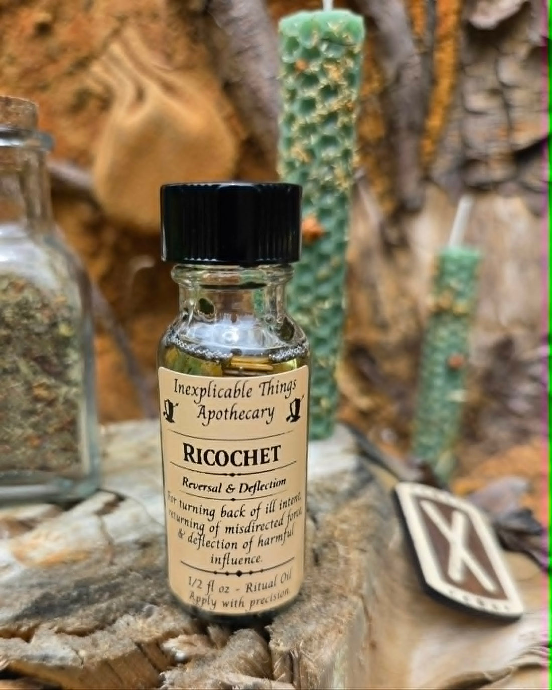 🔁 RICOCHET - Ritual Oil of Reflection, Reversal &amp; Returned Force