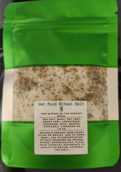 Two Sisters of the Harvest Moon Ritual Salt Collection