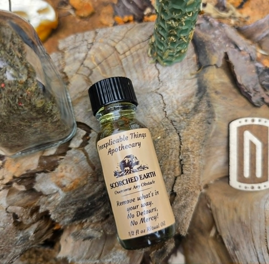 🔥 SCORCHED EARTH - Seidr Oil of Total Clearance, Burned Obstacles &amp; Unrestricted Path