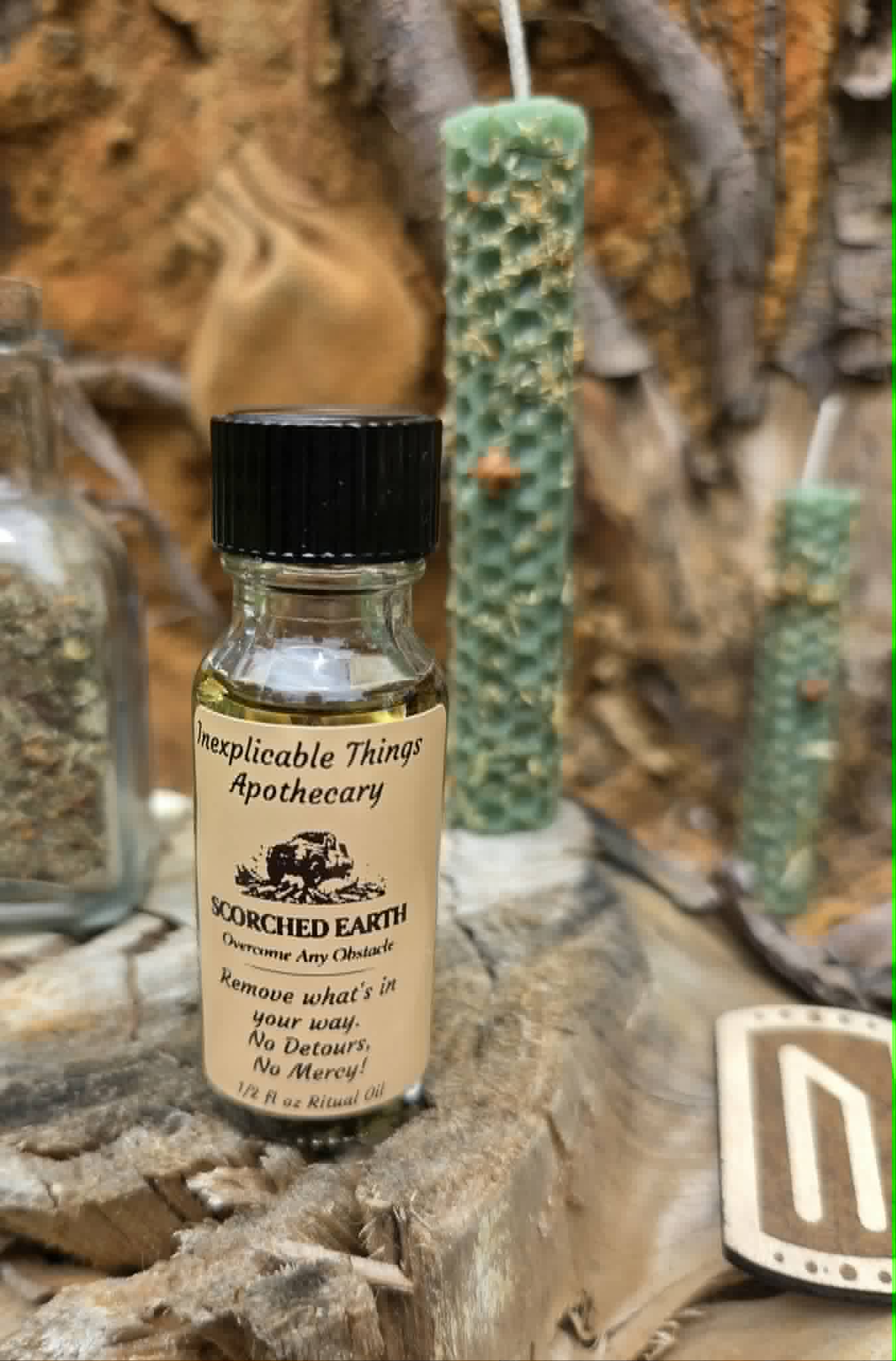 🔥 SCORCHED EARTH - Seidr Oil of Total Clearance, Burned Obstacles &amp; Unrestricted Path