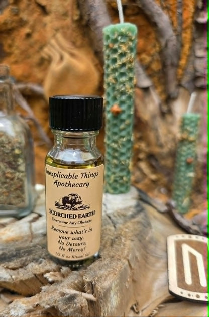 🔥 SCORCHED EARTH - Seidr Oil of Total Clearance, Burned Obstacles &amp; Unrestricted Path