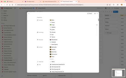 Dates &amp; Calendar Grimoire - Lifetime Access