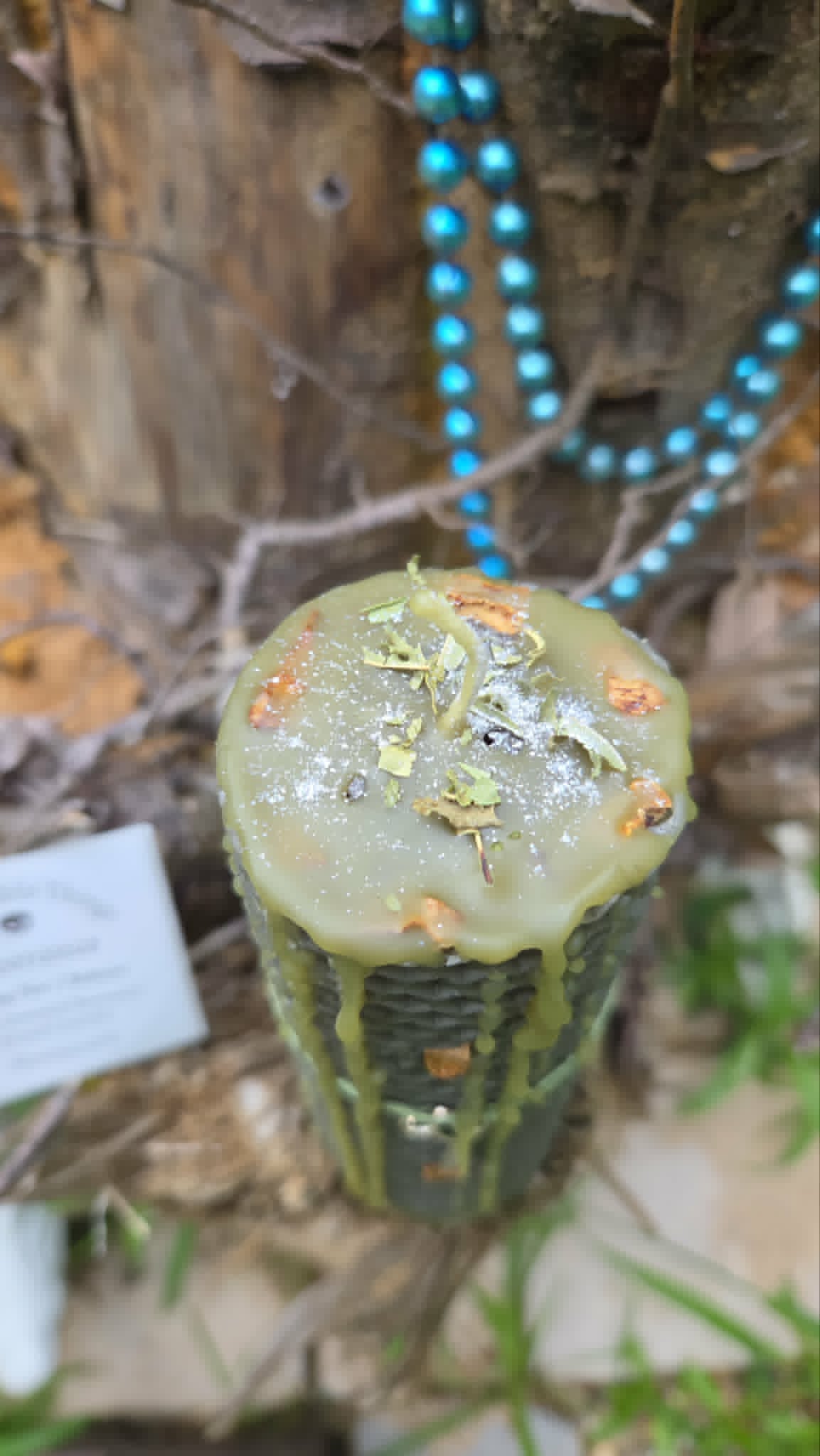 Severance Beeswax Spell Candle -  A Flame for Release, Separation, and the Ending of Unhealthy Attachments