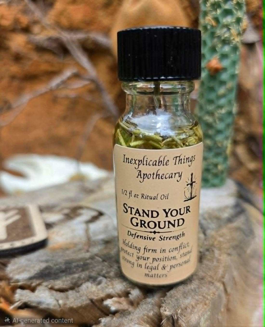 ⚖ STAND YOUR GROUND - Seidr Oil of Defiance, Oath, Stability &amp; Unmoved Position