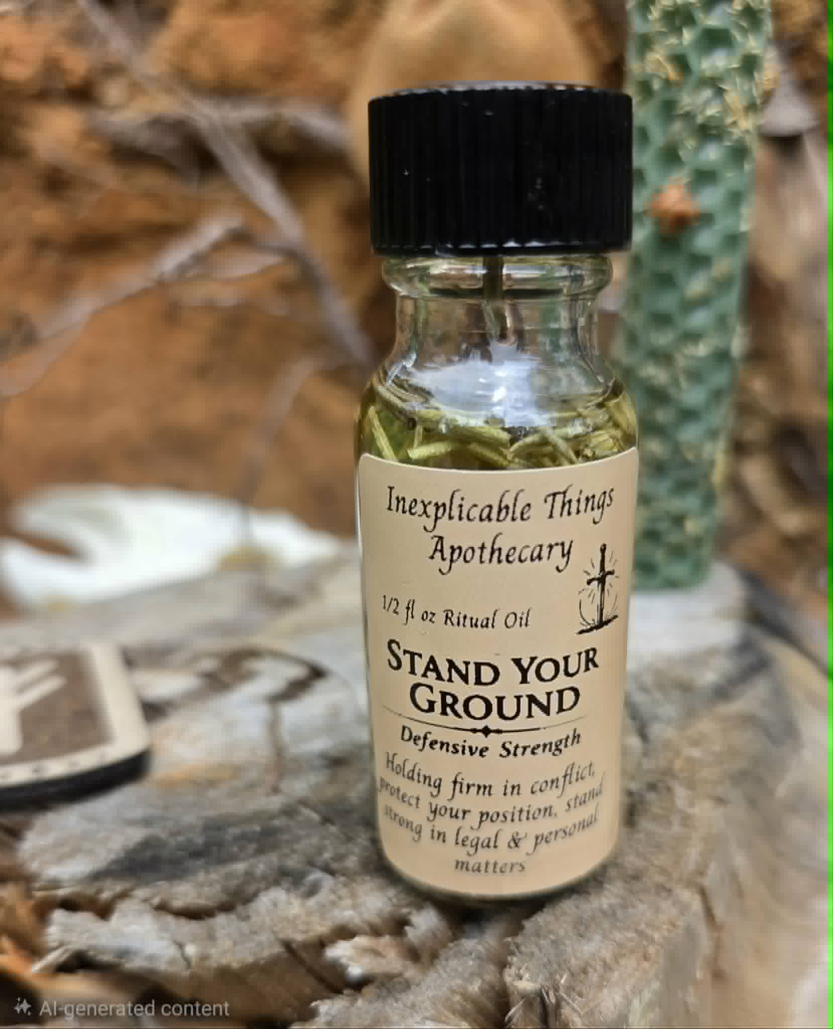 ⚖ STAND YOUR GROUND - Seidr Oil of Defiance, Oath, Stability &amp; Unmoved Position