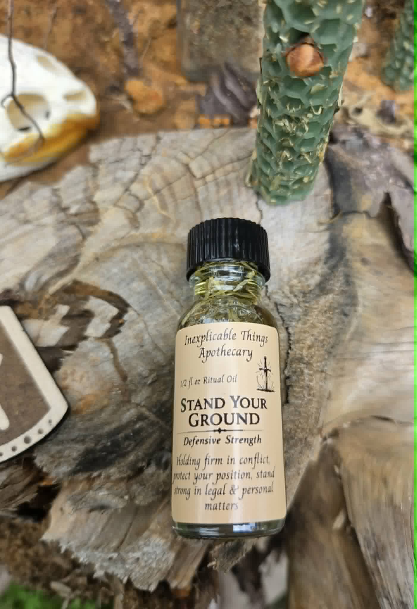 ⚖ STAND YOUR GROUND - Seidr Oil of Defiance, Oath, Stability &amp; Unmoved Position