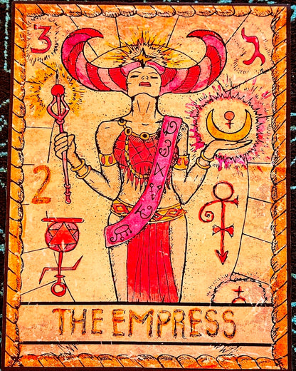 🜃 Velvet Tarot Tapestry — 11x17 inches