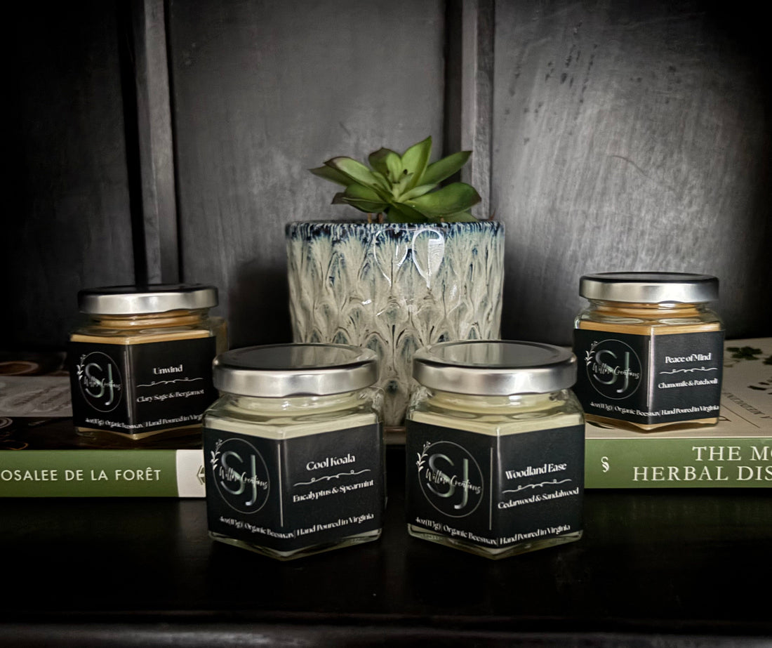 Therapeutic Collection| Organic Beeswax Candles
