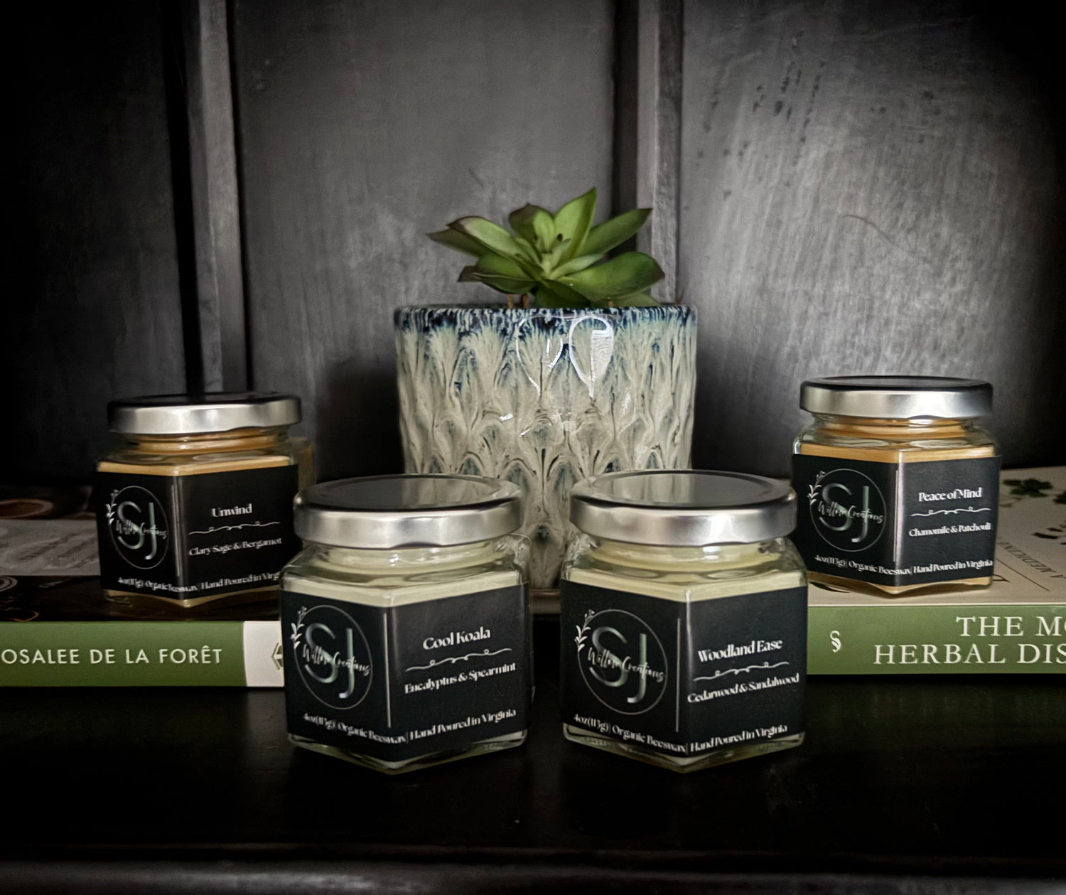 Therapeutic Collection| Organic Beeswax Candles