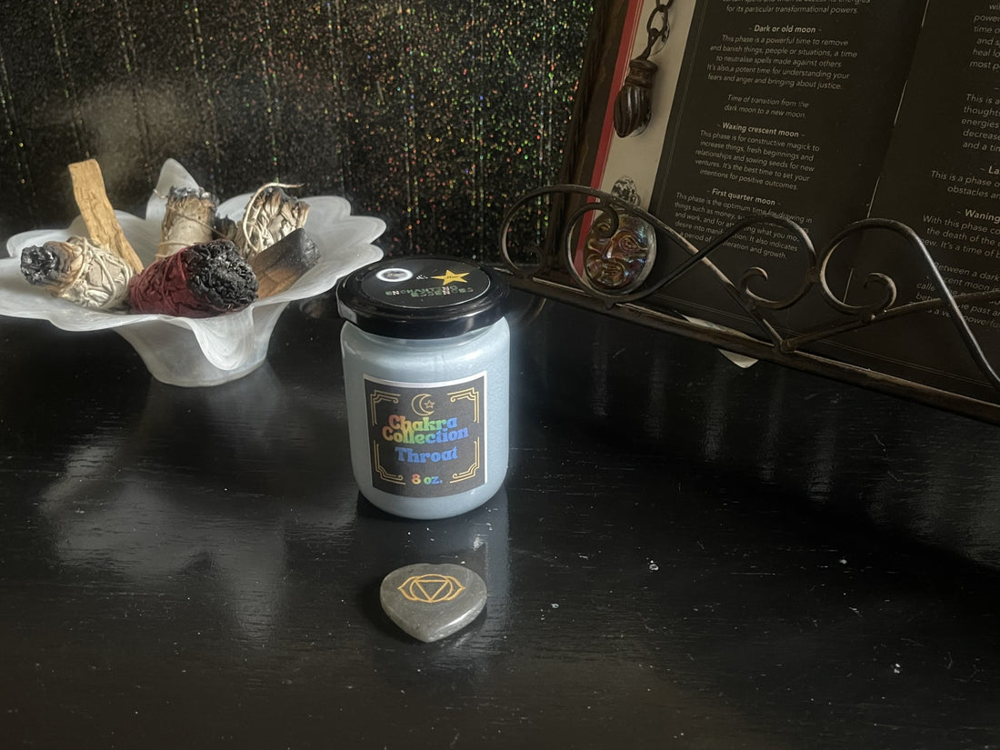 Throat chakra 8 oz. Candle 🩵